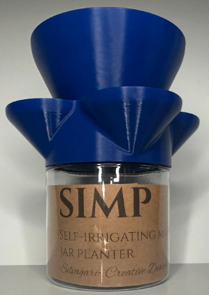 SilvagariDesigns - Wholesale Plant Pot - Self-Watering Mason Jar Planter – Indoor Herb Gardening 2