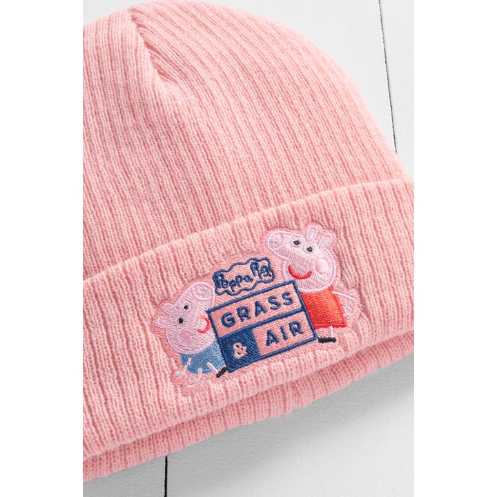 Grass & Air - Venta al por mayor Gorro de lana - Niños - Gorro rosa para niños de Peppa Pig