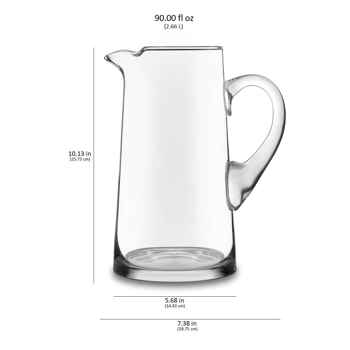 Libbey - Wholesale Pitcher - Libbey Cantina Glass Pitcher, 90 ounce2