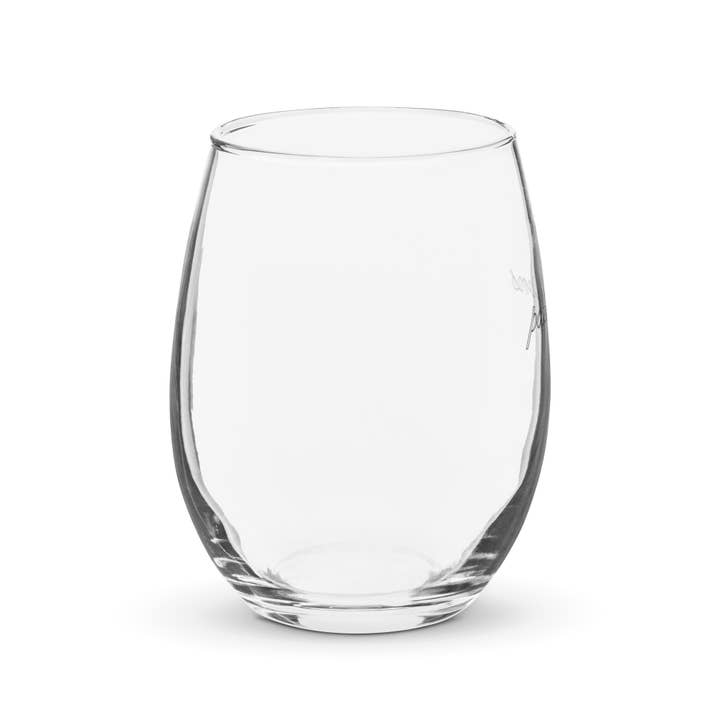 Kirty Studio - Wholesale Wine Glass - 'Pour Decisions' Stemless Wine Glass