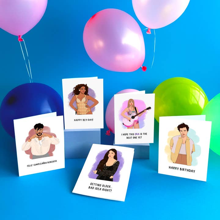 Shop Trimmings - Vente Cartes d'anniversaire - Carte de voeux d'anniversaire Beyoncé Happy Bey-Day1