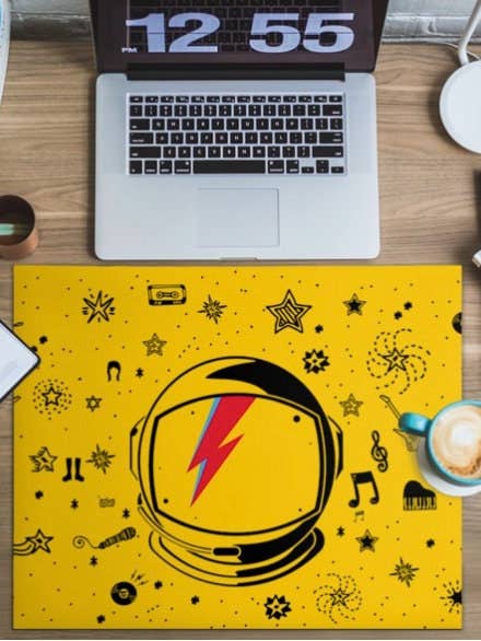 Mayor Tom, Bowie's Universe, Multifunctional Office Desk Pad, Ultra Thin Waterproof, Mouse Pad, Dual Use Desk Writing Mat For Office/home for wholesale by SAVAQ