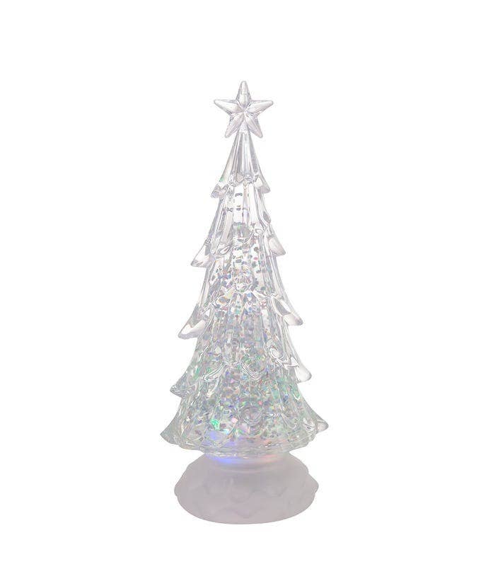 Kurt S. Adler, Inc. - Vente Décoration de Noël - 10"B/O ARBRE ÉCLAIRÉ LED W/TBLPC D'EAU2