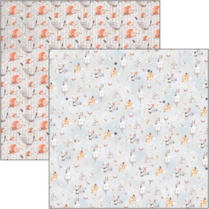 Ecstasy Crafts Distributing - Wholesale Scrapbook - Dreamland Pad 8x8 12/Pkg3