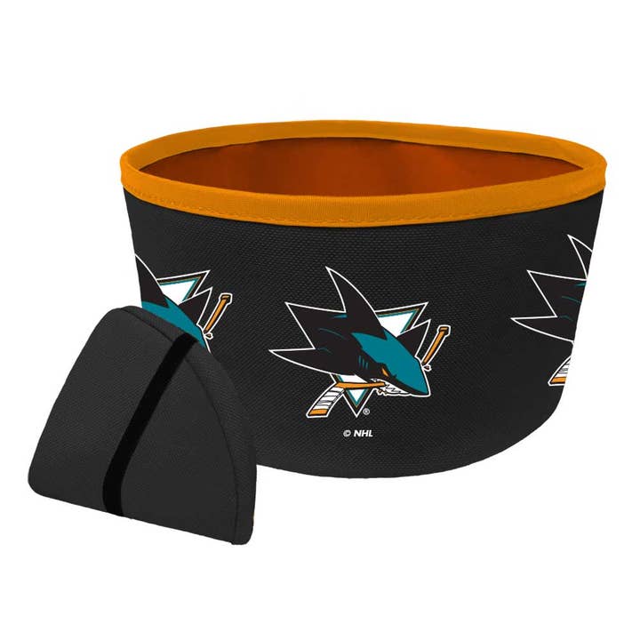 San Jose Sharks - Collapsible Dog Bowl for wholesale by All Star Dogs