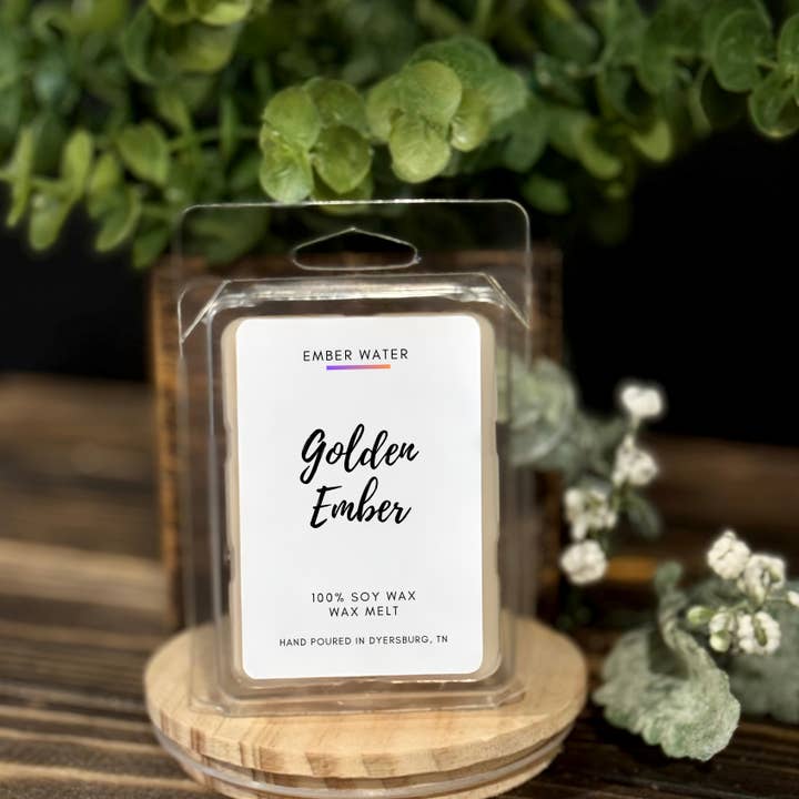 Golden Ember Wax Melt for wholesale by Ember Water