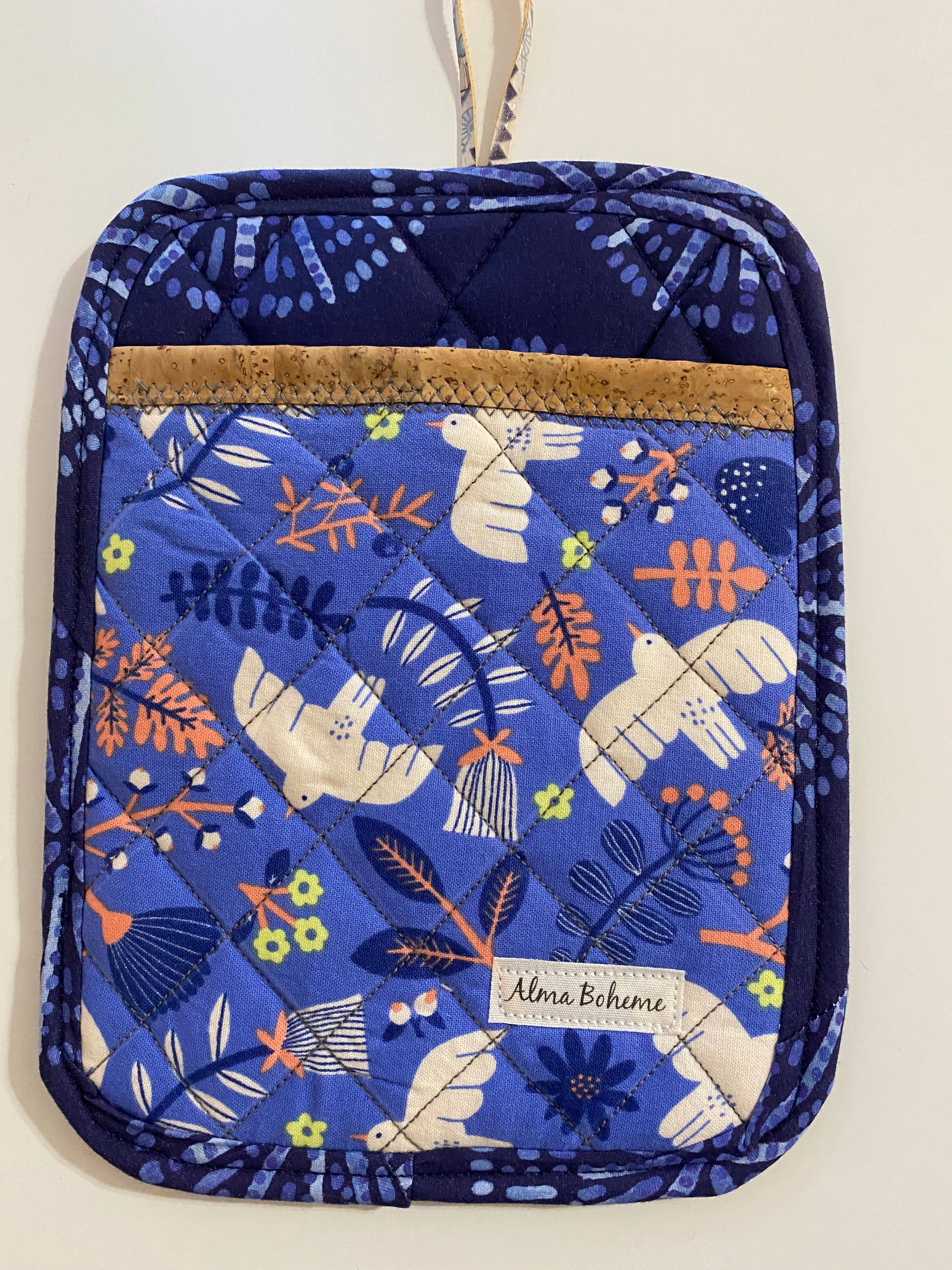 Alma Boheme Handmade - Wholesale Ovenwant/pothouder - Duurzame pannenlap van kurk en katoen met zakje20