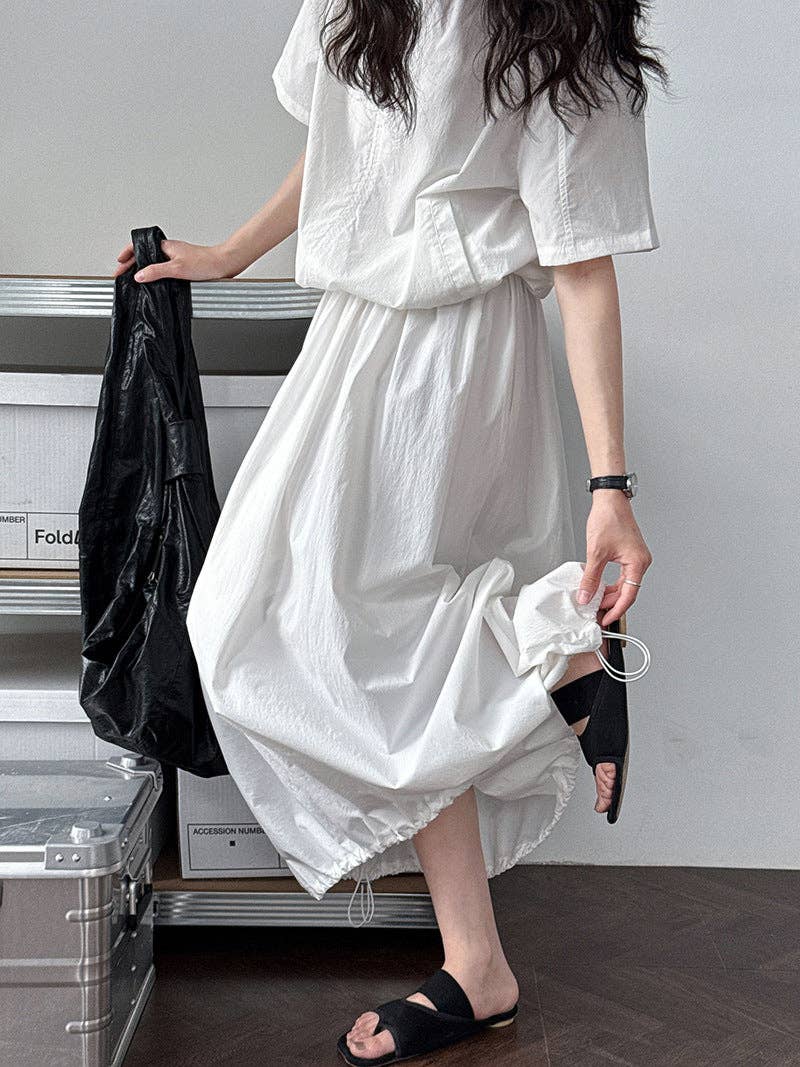 Marayn – wholesale Set med topp och kjol - Dam – 2025 NY Koreansk Stil Sommarset Chic Topp Kjol1