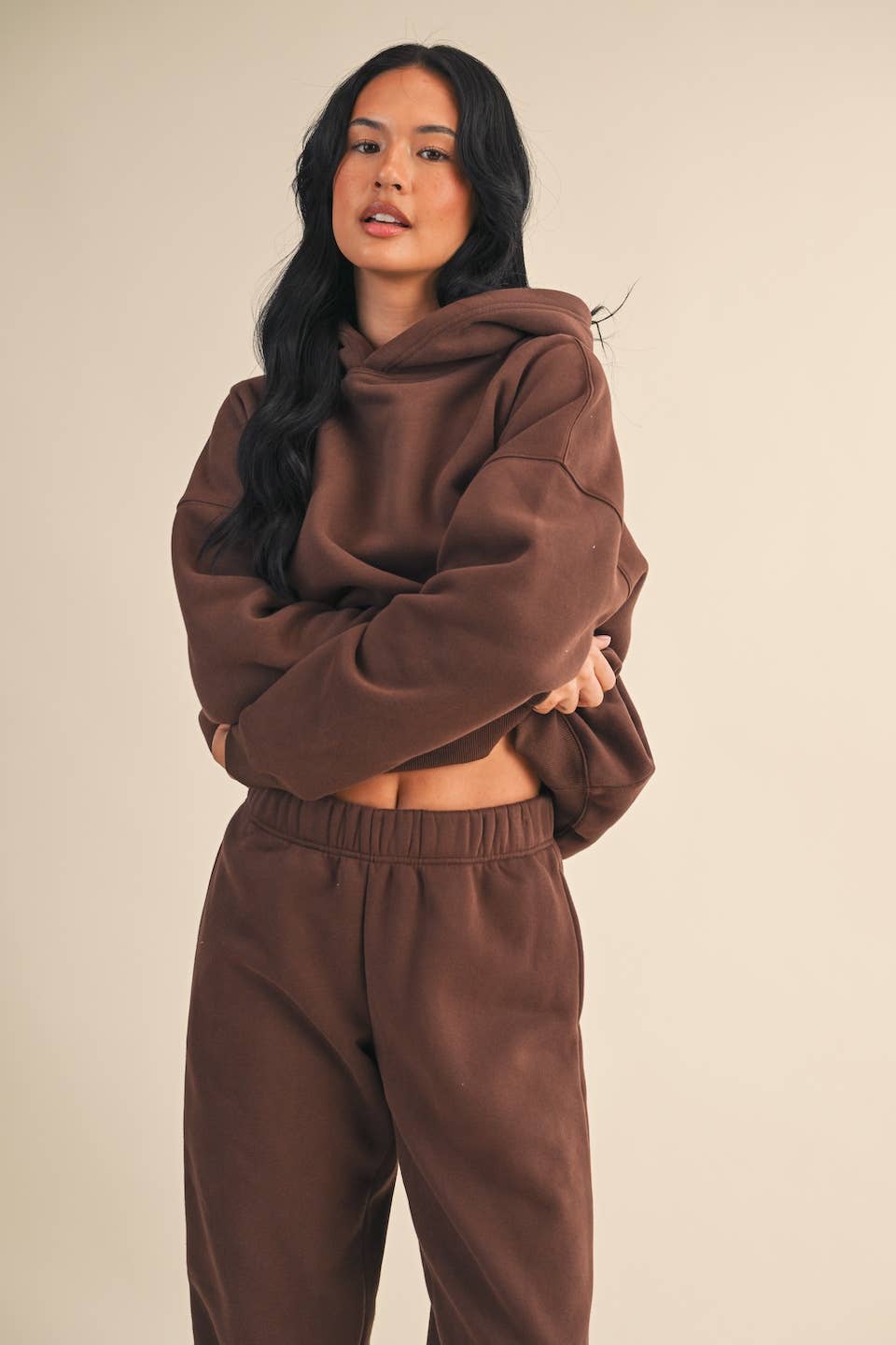 KIMBERLY C – Engroshandel Hoodie – Kvinder – Cozy Fleece oversize pullover hættetrøje5