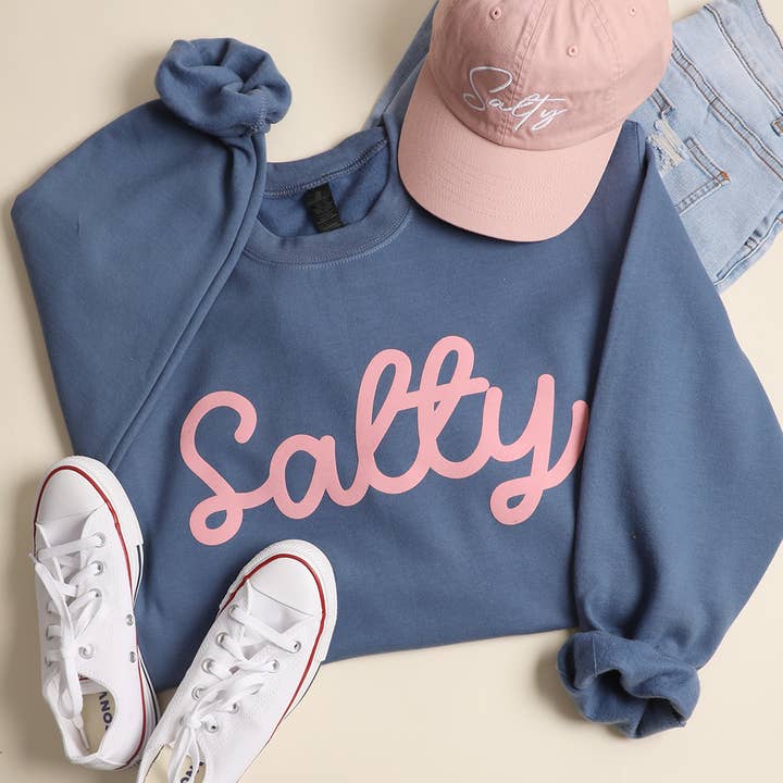 Fashion City - Wholesale Graphic Sweatshirt - Unisex - SALTY Heavyweight Crewneck Sweatshirt6