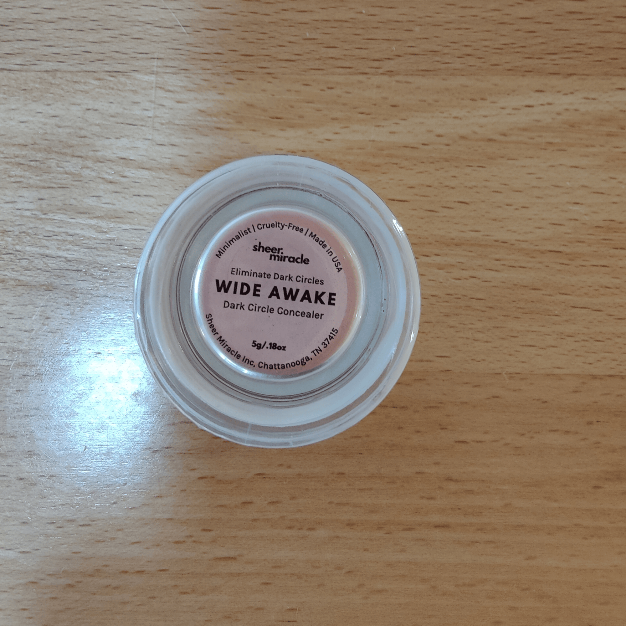 Sheer Miracle - Wholesale Eye Cream/Gel - Wide Awake Dark Circle Concealer Brightener Organic & Vegan7