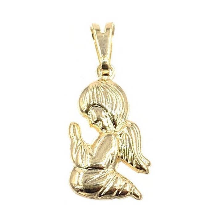 Pendentif religieux en or 18 carats pour la vente par Nisso & Co. NYC Jewelry Wholesale