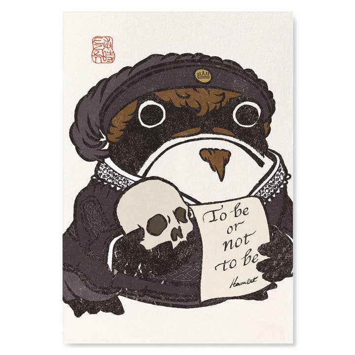 HAMLET EZEN FROG: Art Print for wholesale by Ezen Trade