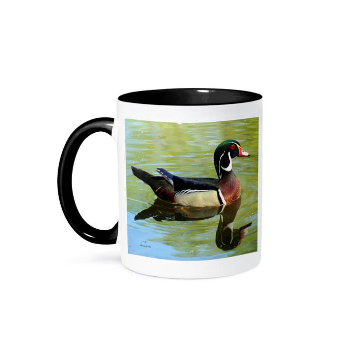 3dRose – Großhandel Kaffeebecher – 3dRose, Holzente Spiegelungen - Fotografie, Tasse