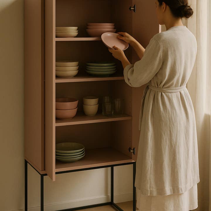 Really Nice Things - Wholesale Cabinet - Pink MDF sideboard cabinet with 2 doors2