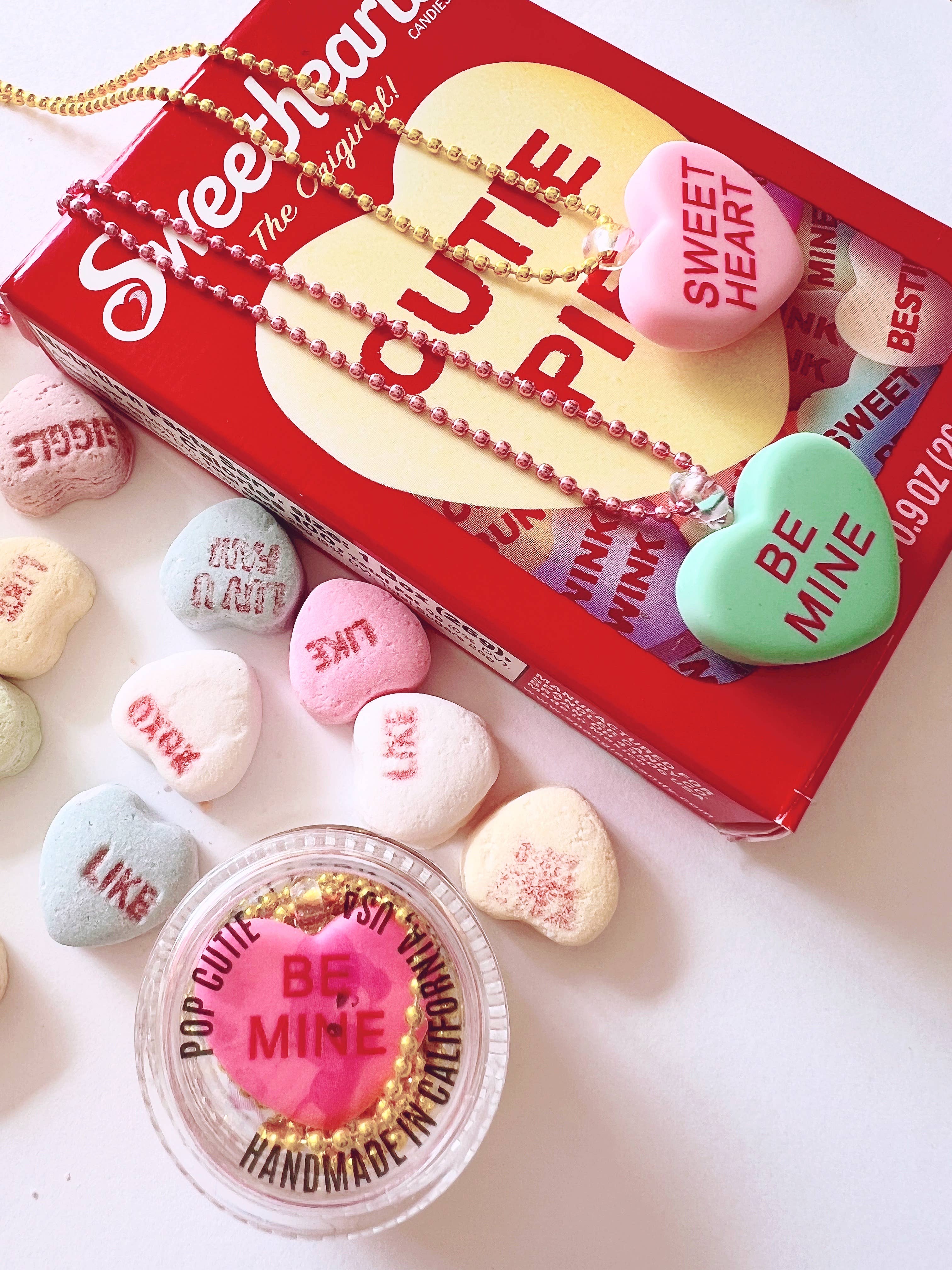 Pop Cutie Accessories & Gifts – Colar - Crianças por atacado – Colares de Corações de Conversa de Doces para Crianças - Dia dos Namorados5