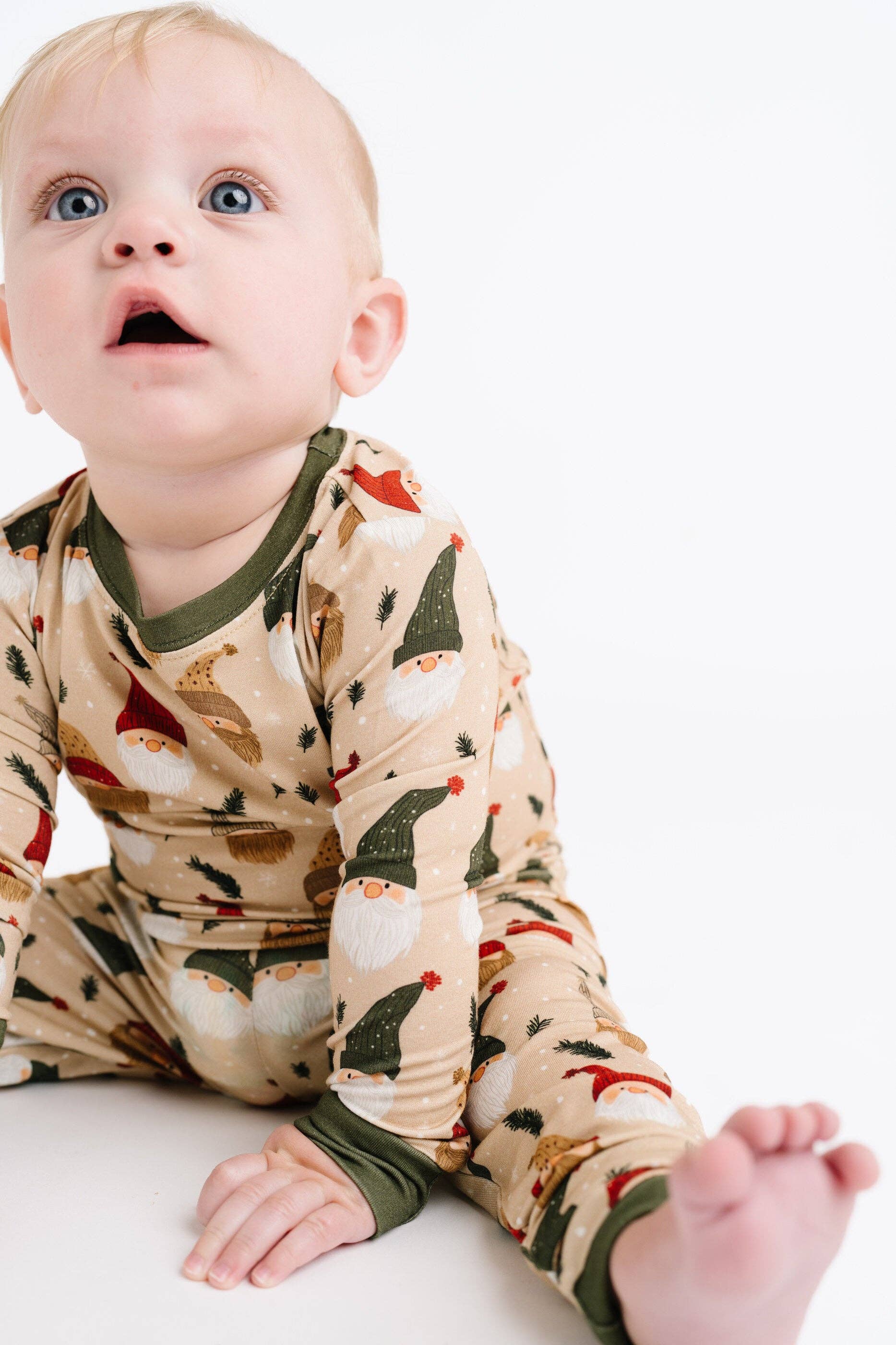 Little One Shop - Wholesale Sleepwear Set - Kids - Cozy Gnomes Bamboo Set2