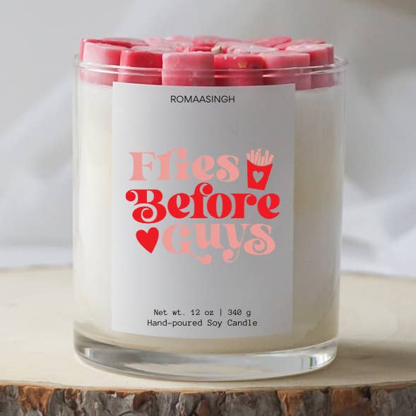 Mini-cœurs teints en rose et en rouge | Bougies de Saint-Valentin pour la vente par ROMAASINGH LLC