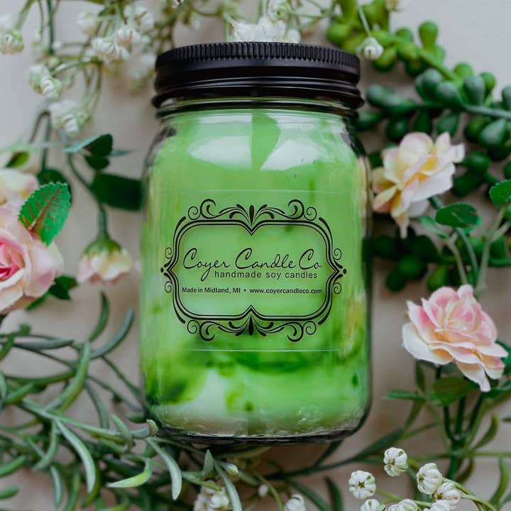 Coyer Candle Co. - Wholesale Jar/Filled Candle - 16 oz Pint Mason Jar Candles - Winter & Christmas Collection