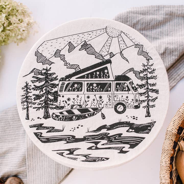 Camper Van bowl XL cover/ Waxed/ Unwaxed for wholesale by Your Green Kitchen