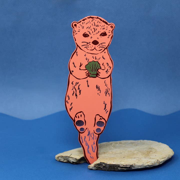Ark Colour Design - Wholesale Bookmark - Otter Bookmark