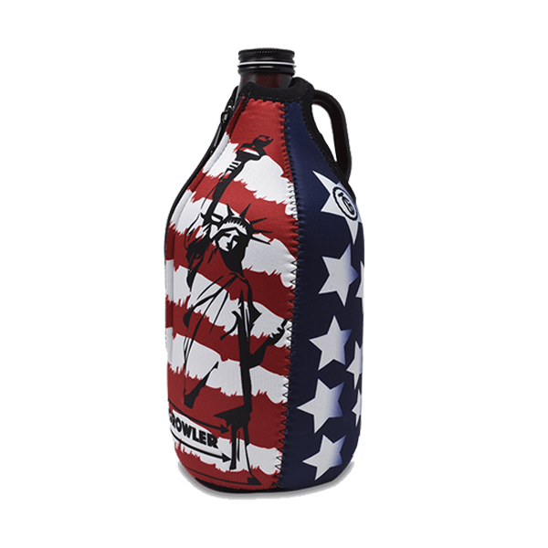 Traveling Growler - Wholesale Drink Huggers & Koozies - Freedom Growler Koozie0