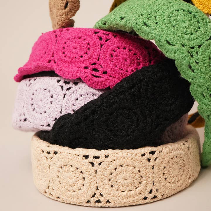 Fashion City - Wholesale Fashion Headband - Women's - Woman Hippie Lace Headband