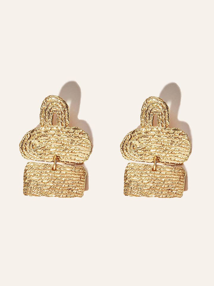 Plateau Earrings / 925 Sterling Silver for wholesale by COG