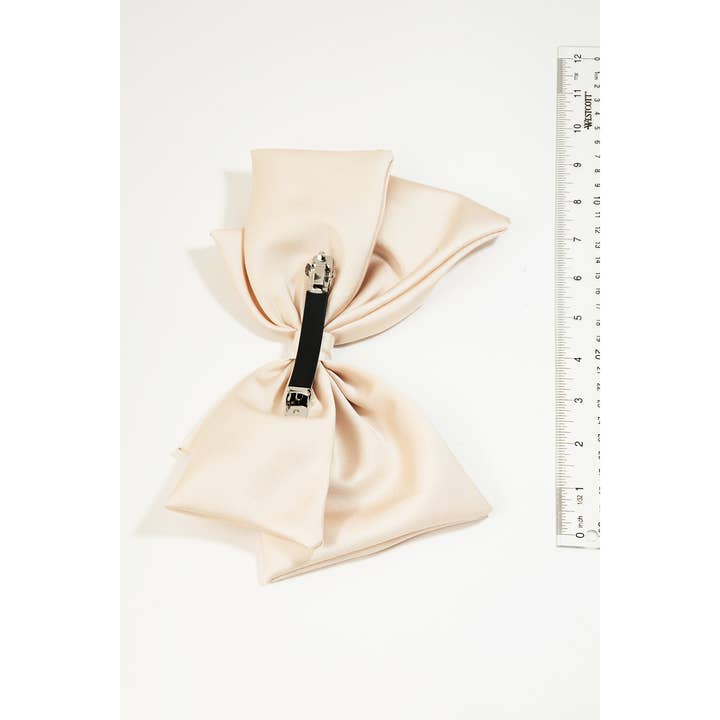 Collections by Fame Accessories - Wholesale Hair Clip - Women's - Extra Large Ribbon Bow Tie Hair Clip1