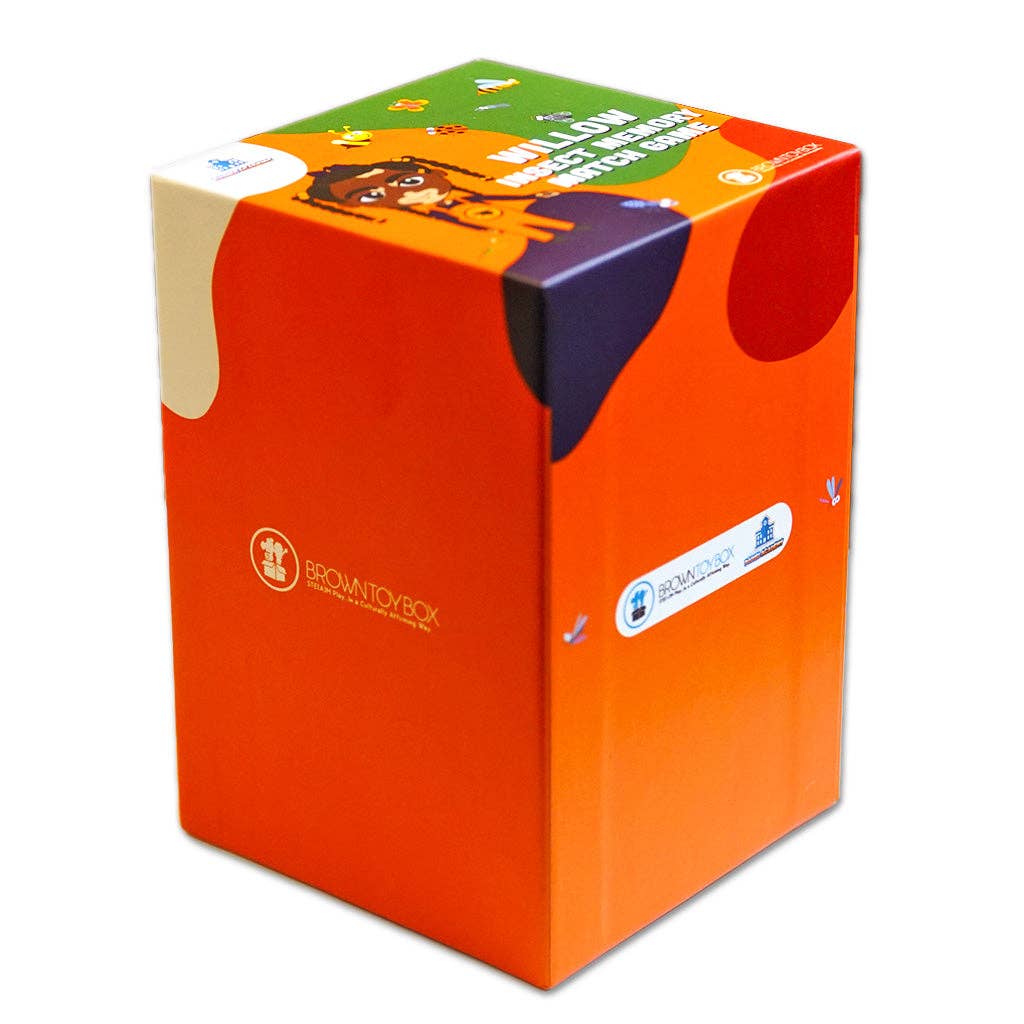 Brown Toy Box – wholesale Kluriga spel - Barn – Willow Insect Memory Match Game | Brun leksakslåda | Minnesaktivitet2