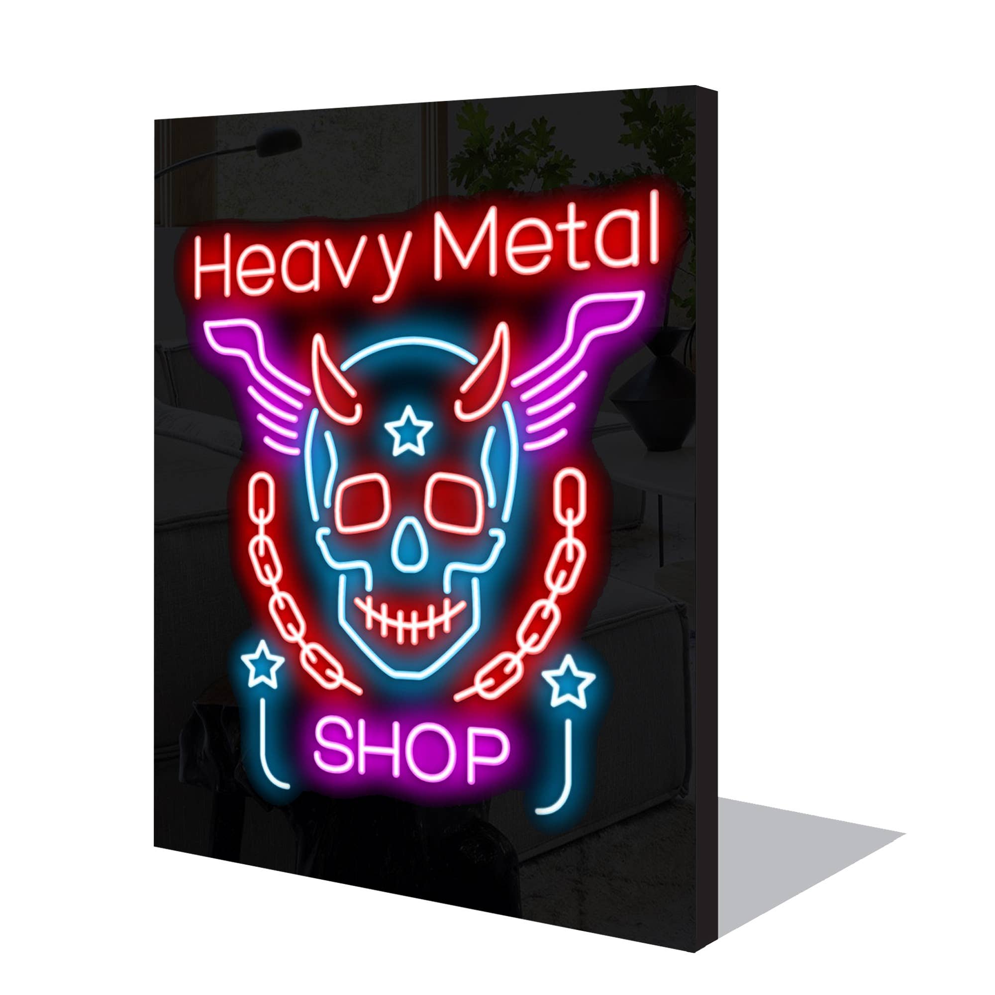 Mad About Neon – Großhandel Neonschilder – LED-Leuchtreklame Heavy Metal mit Fernbedienung2