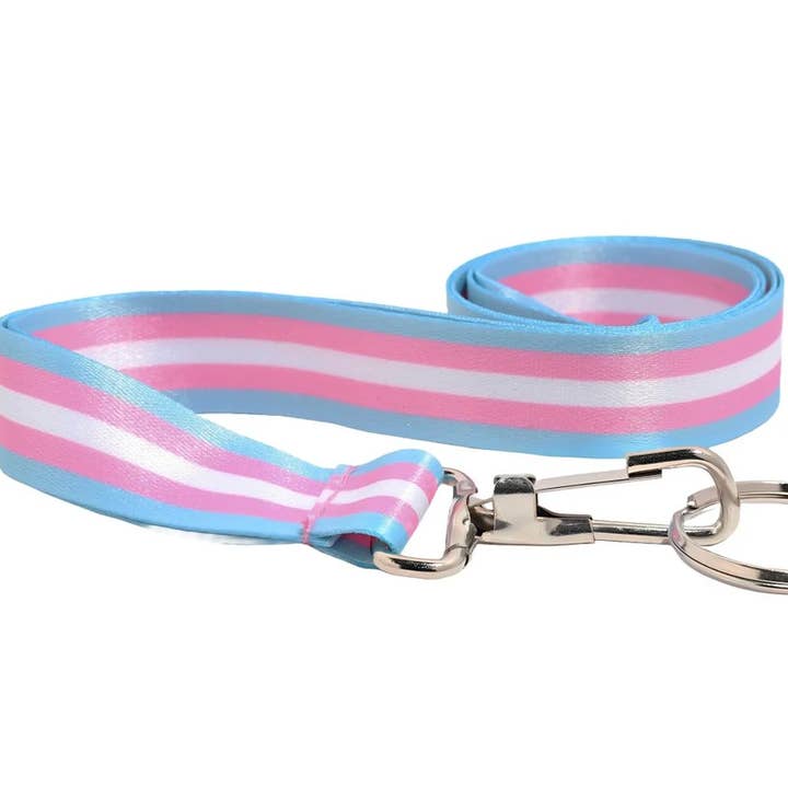 The Awareness Company - Wholesale Lanyard - Unisex - Transgender Flag Lanyards0