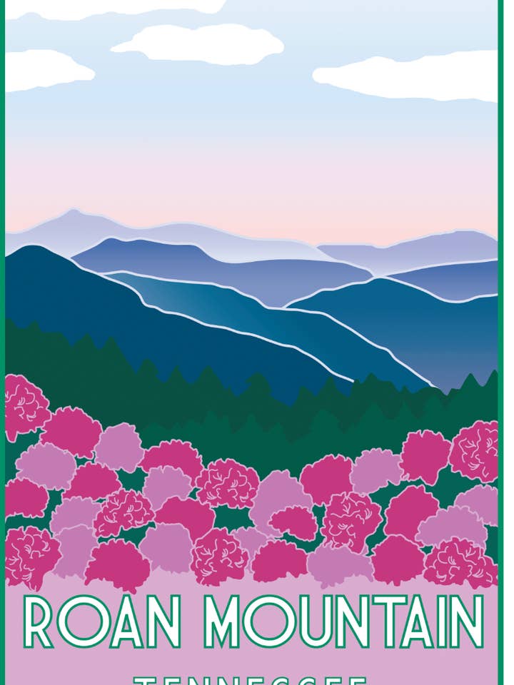 Roan Mountain Natur Reisen Druck für den Großhandel von Shell Creek Sellers