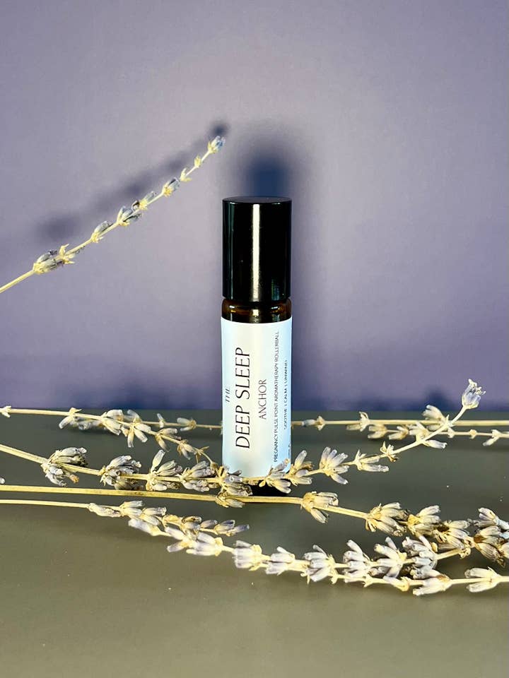 Deep Sleep Pulse Point Rollerball (non-pregnancy blend) for wholesale by Take Five Aromatherapy Anchors