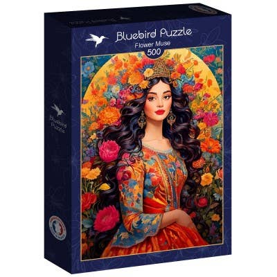 500-bitars pussel - Muse i blommor för wholesale av Bluebird Puzzle