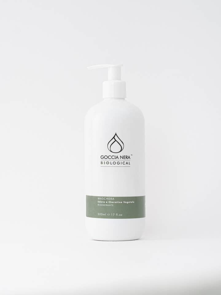 Mascarilla de Hiedra y Queratina Vegetal Regeneradora 500ml para venta al por mayor de Goccia Nera