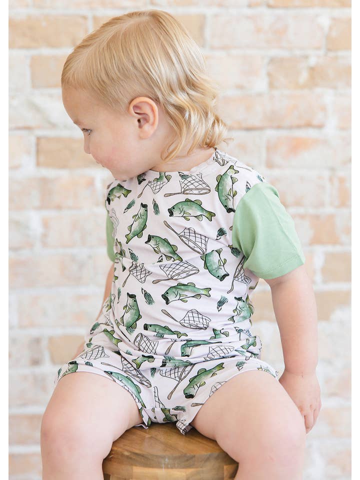 Charlie Lou Baby - Wholesale Top & Short Set - Kids - Bamboo Shortie Set | Gone Fishin'4