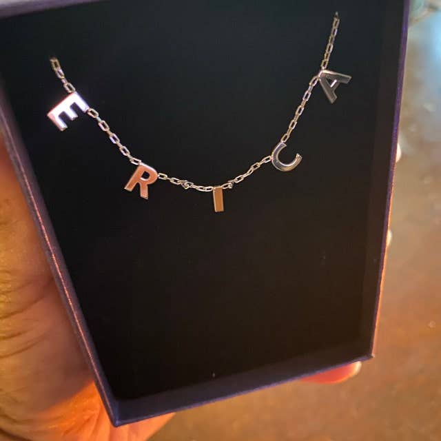 JoyPersonalized - Vendita all'ingrosso Collana con ciondolo/pendaglio - Collana con Nome e Iniziali Personalizzabili8