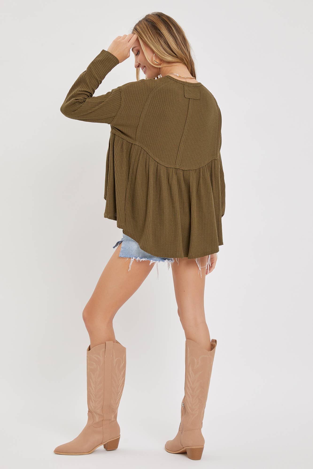 Sweet Lovely by Jen - Wholesale Tunic - Women's - SW1540 BABYDOLL TOP3