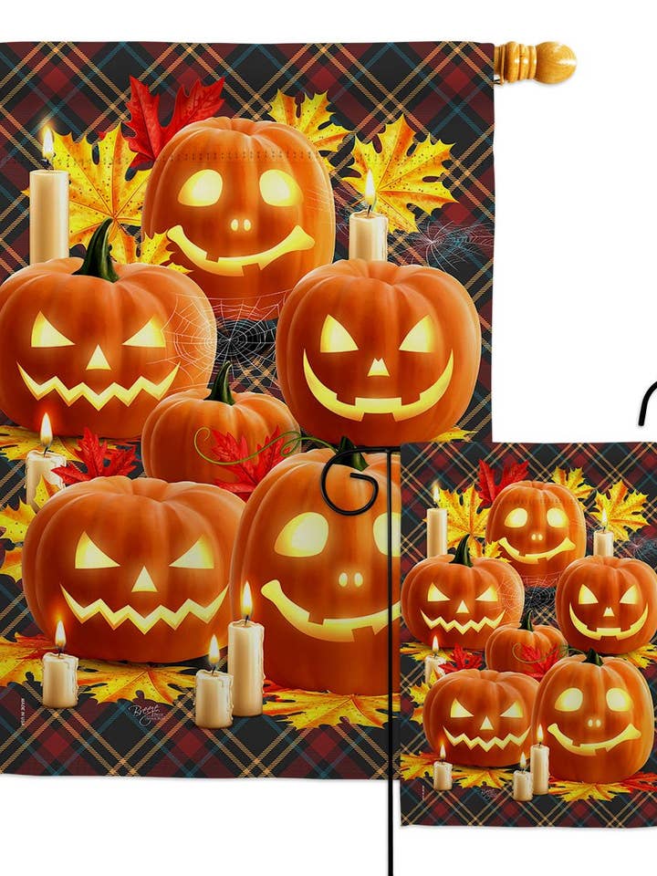 Pumpkin Patch Falltime Decoração Halloween por atacado de Two Group Flag Co