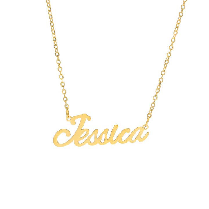 Jessica Name Necklace for wholesale by Zotair