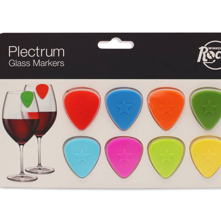 MAGS - Wholesale Wine/Cocktail Glass Markers - Plectrum glass marker, set of 80