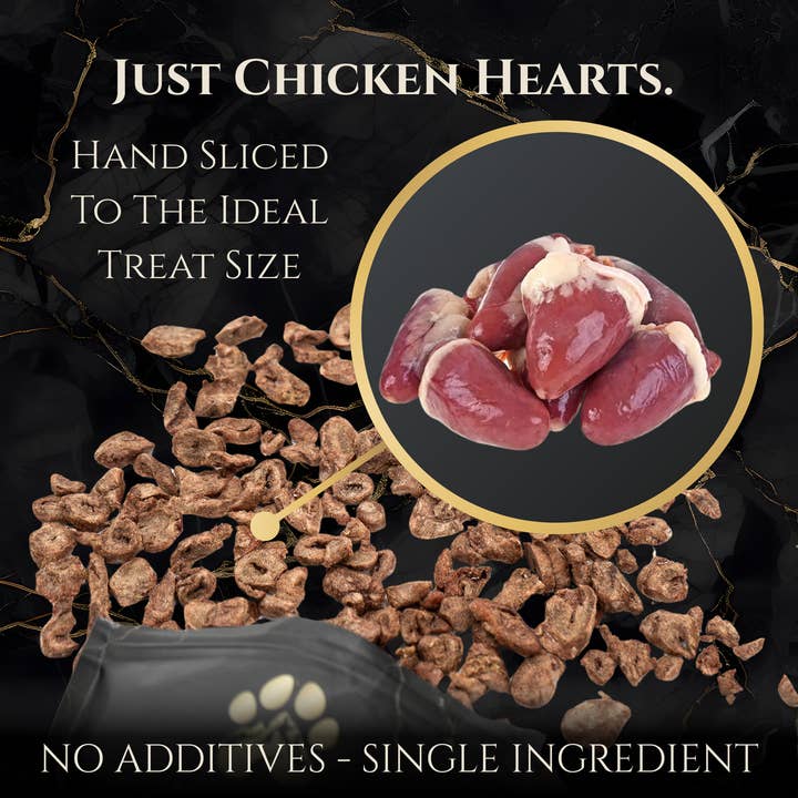 Wasatch Pup – wholesale Pet treats – Dog – Freeze-Dried Chicken Heart | Single Ingredient Dog Treats3