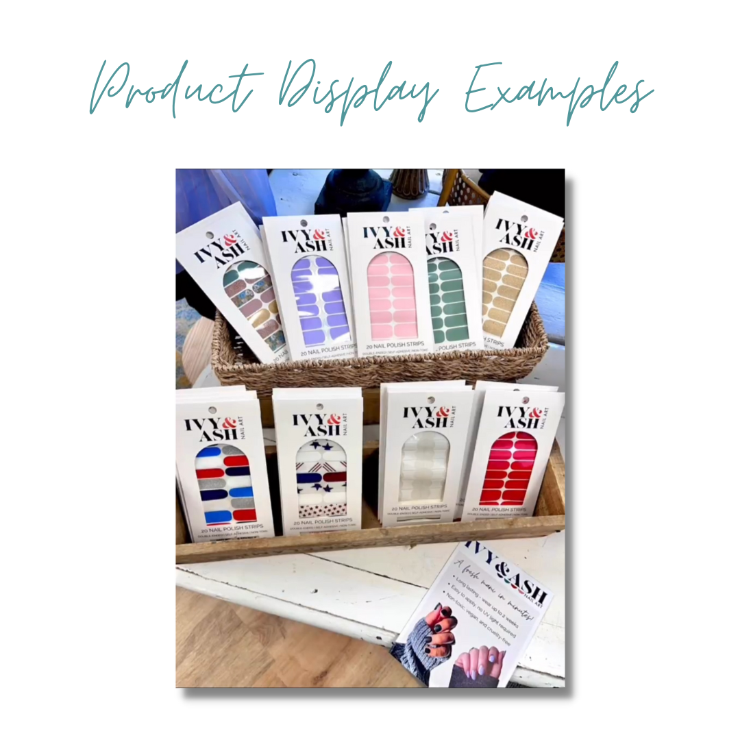 Ivy & Ash - Wholesale Nail Art/Decal - Cherry Bomb | Retro Cherry Print Pink Check Nail Wrap Set7