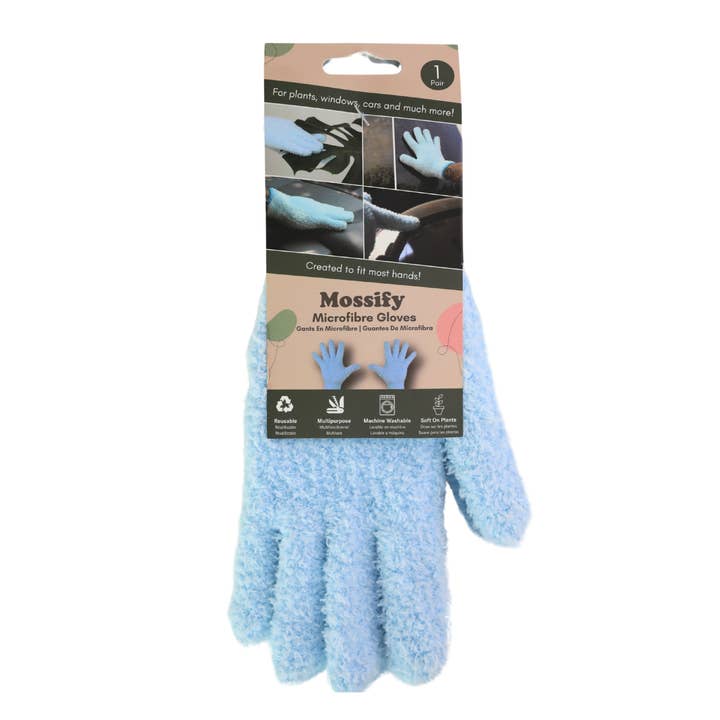 Mossify - Wholesale Garden Gloves - 2 Microfiber Gloves – Reusable Leaf-Shining Gloves for Plant3
