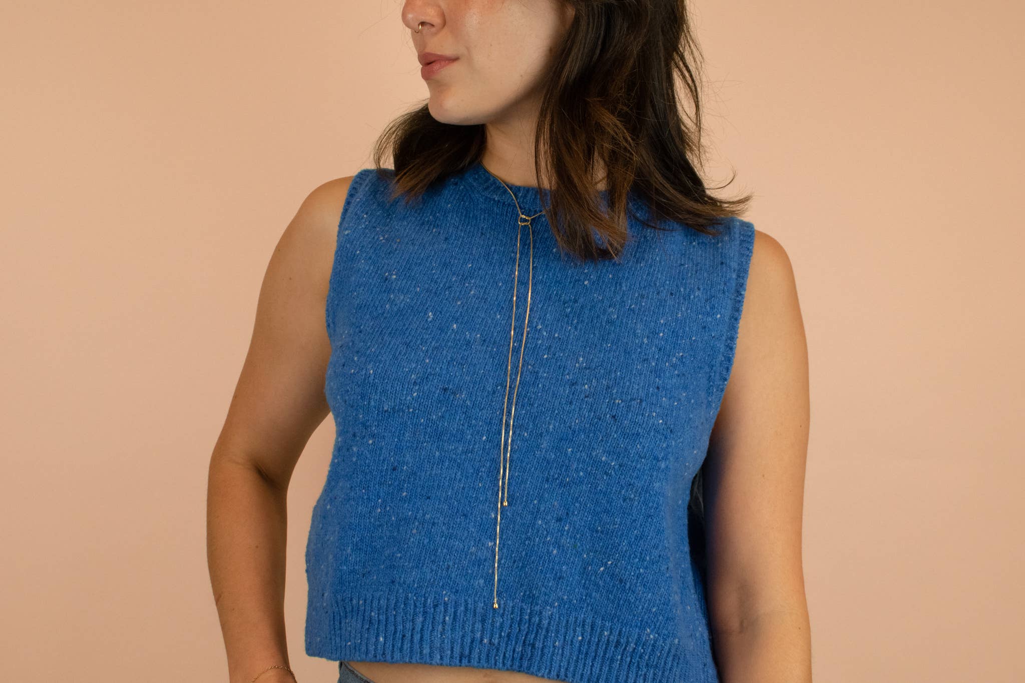 Cold Gold - Wholesale Y-Neck/Lariat Necklace - The Infinity Bolo Necklace in 14k Gold8