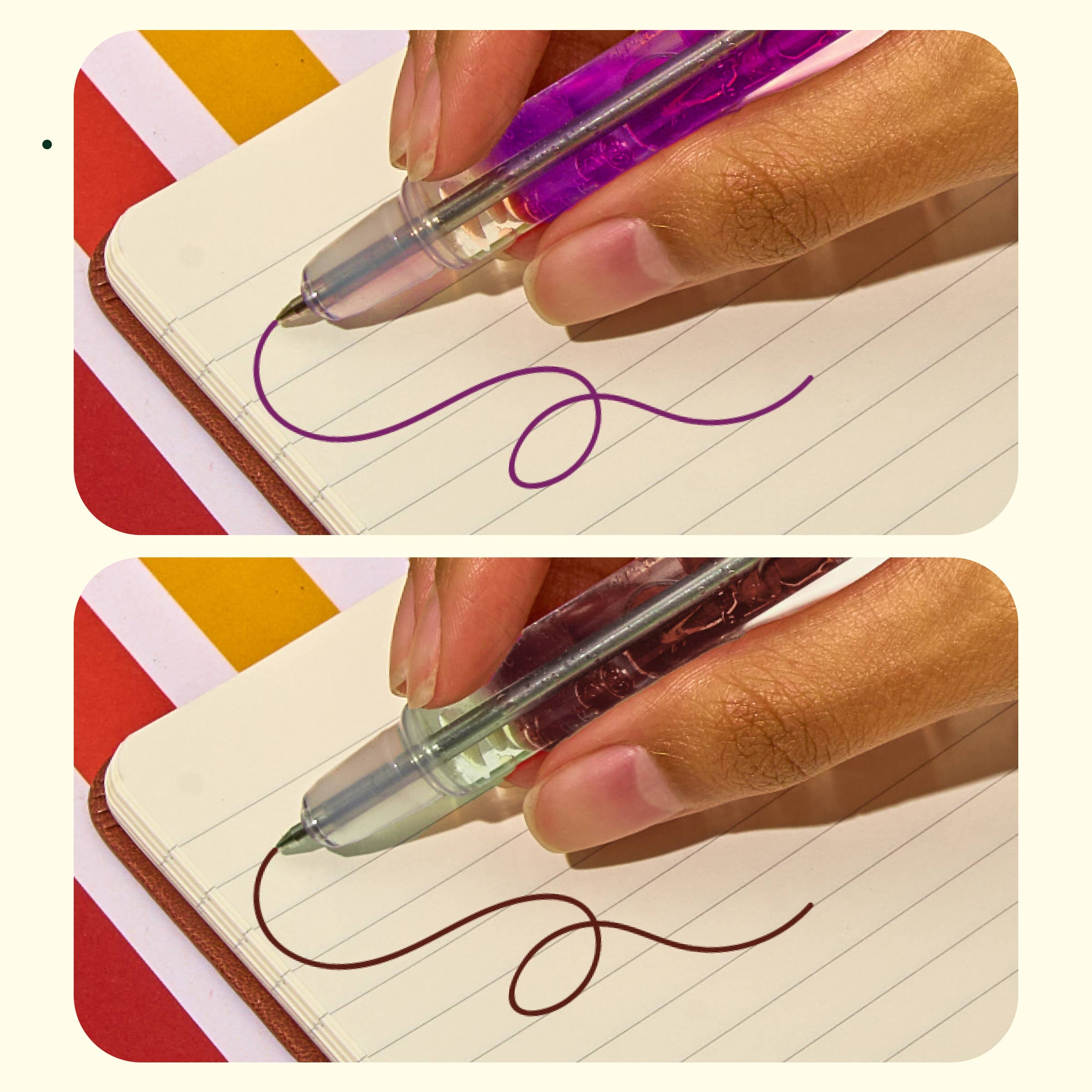 Lifelines - Wholesale Pen - Scented Lava pens 2 PK Violet/Brown2