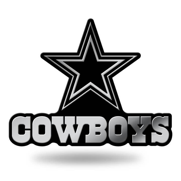 Dallas Cowboys Chrome Auto Emblem for wholesale by Rico Industries