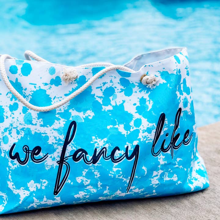 *VACA VIBES* We Fancy Like beach bag weekend tote for wholesale by Game Face Team Shop