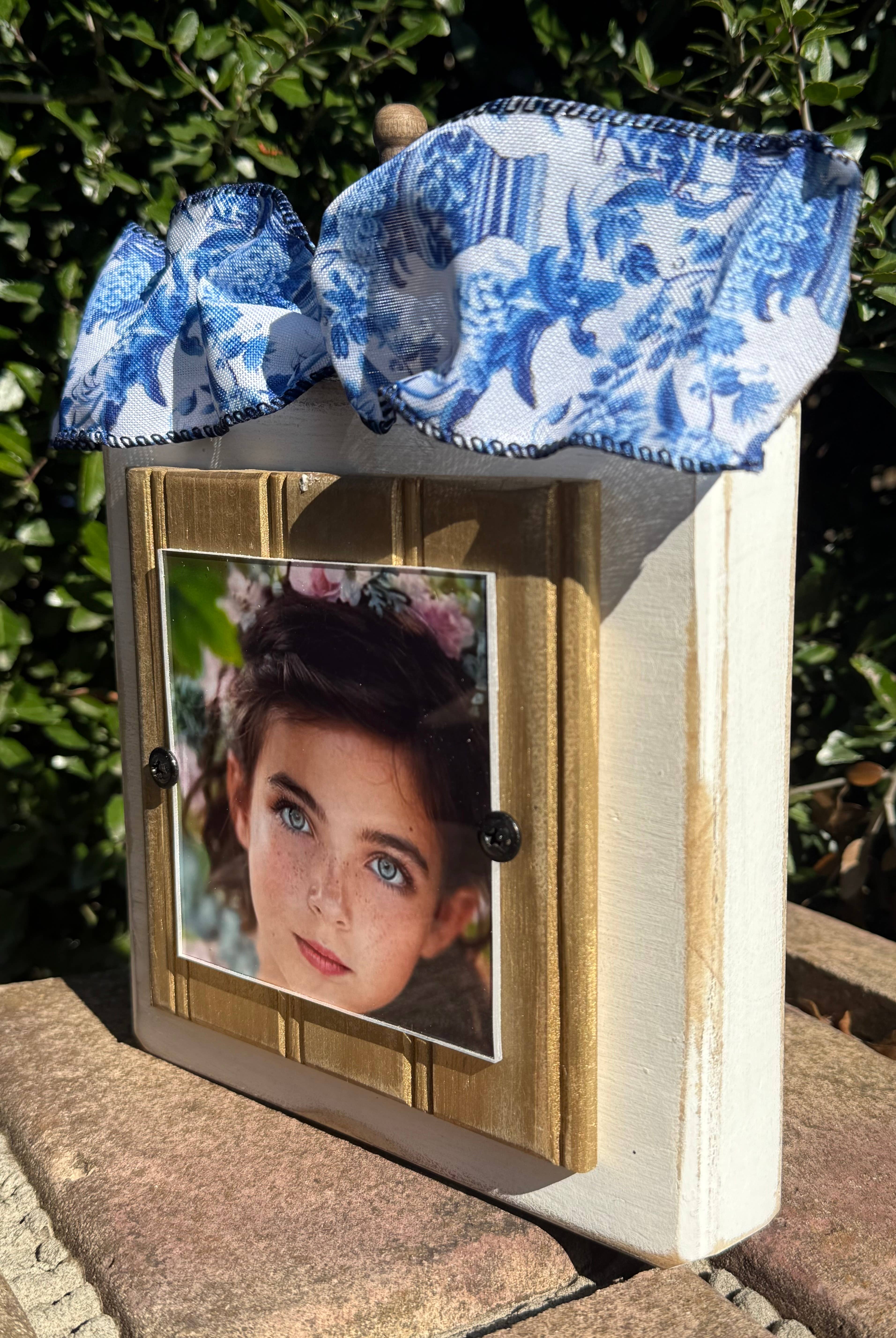 Framesaplenty - Wholesale Picture Frame - Handmade picture frame with chinoiserie ribbon3